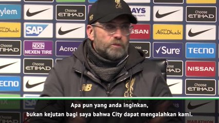 Klopp Memuji Man City Atas Serangan Balik Mereka