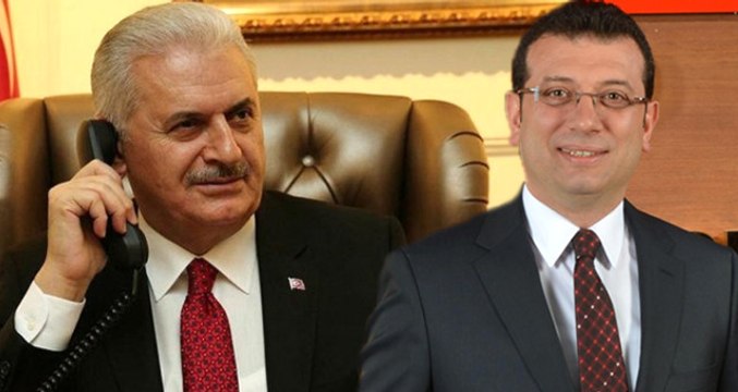 AK Parti'nin İstanbul Adayı Binali Yıldırım ile CHP'nin Adayı Ekrem İmamoğlu Telefonda Görüştü