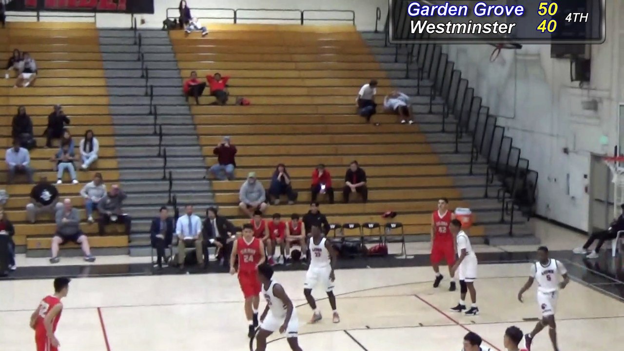 garden grove at westminster boys basketball 1-4-18 4th quarter