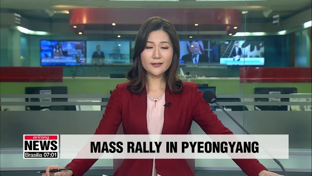 North Korea holds mass rally in support of Kim Jong-un's New Year speech