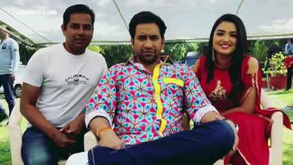 निरहुआ और आम्रपाली ने इस अंदाज में किया पवन सिंह को बर्थडे विश