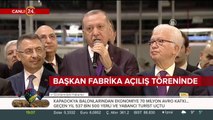 Cumhurbaşkanı Erdoğan Manisa'da Fabrika Açılış Töreni'nde