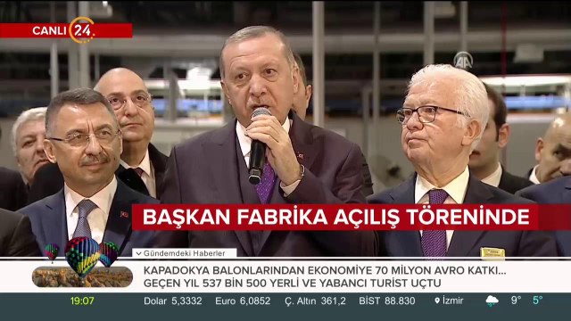 Cumhurbaşkanı Erdoğan Manisa'da Fabrika Açılış Töreni'nde
