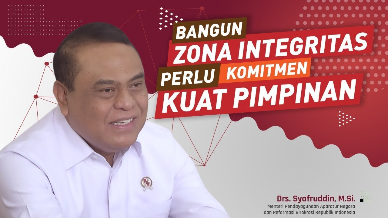Syafruddin : Bangun Zona Integritas Perlu Komitmen Kuat Pimpinan