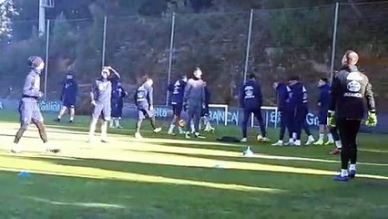 Entrenamiento del Celta de Vigo (05-01-2019)