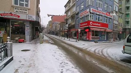 Uzunköprü beyaza büründü