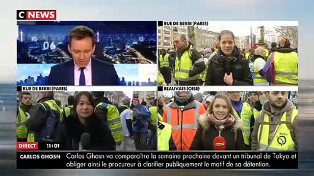 EN DIRECT - Gilets Jaunes - L'Acte VIII à suivre minute par minute - Des gilets jaunes se rassemblent sur les Champs-Elysées à Paris