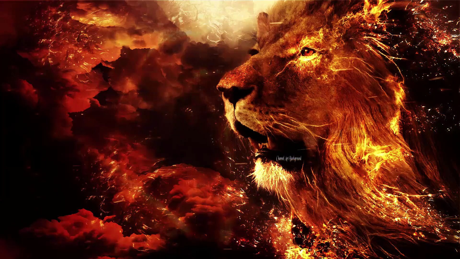 Lion Fire Motion Background Animation Video Effect HD - video Dailymotion