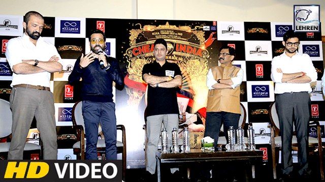 Emraan Hashmi, Sanjay Raut And Aditya Thackeray At Press Conference Of Film 'Cheat India'