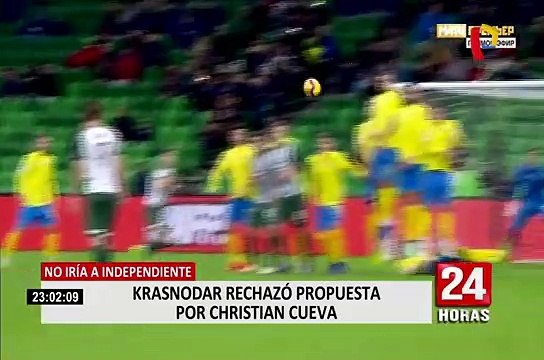 Krasnodar rechazó propuesta de Independiente por Christian Cueva