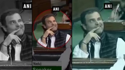 Rahul Gandhi Winks Again Parliament During Rafale Debate | Oneindia Telugu