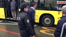 Trabzon’da şok olay!; Otobüs şoförünü darp etti