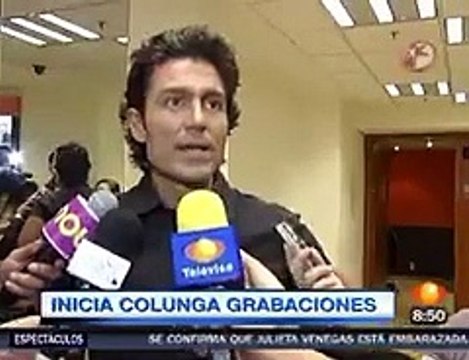 FERNANDO COLUNGA cuando iniciaba grabaciones de Soy tu dueña