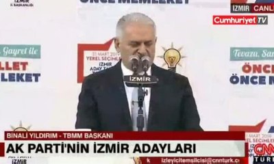 Binali Yıldırım'dan büyük gaf