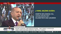 Erdoğan: İzmir-Ankara arasını 3 buçuk saate düşürecek YHT