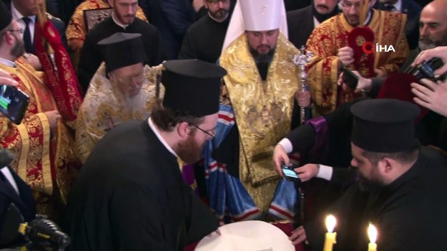 Ukrayna Devlet Başkanı Petro Poroşenko Fener Rum Patrihkanesi’nde