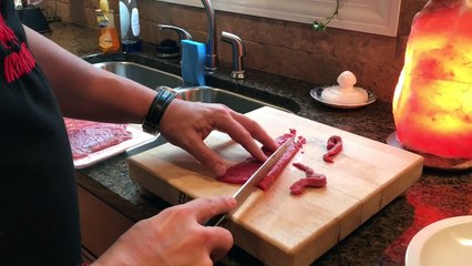 Von Huger makes beef jerky.