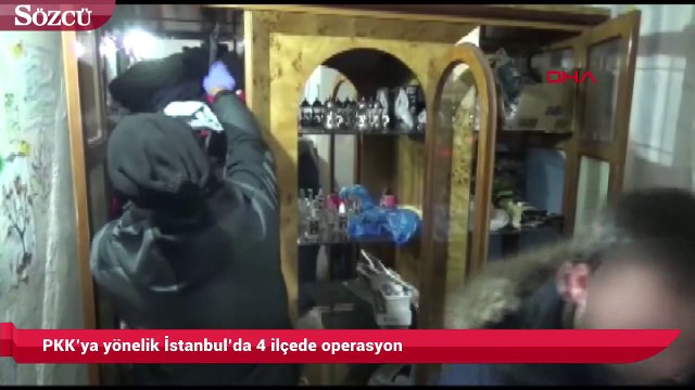 PKK’ya yönelik İstanbul’da 4 ilçede operasyon