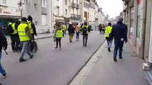 Manifestation gilets jaunes Dijon le 5 janvier
