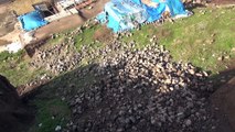 Aşırı yağışlar tarihi kaleye zarar verdi - ŞANLIURFA