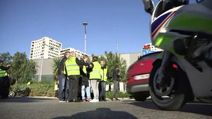 À Nice, des "gilets jaunes" perturbent la circulation
