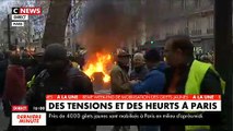 Gilets Jaunes - Péniche en feu sur la Seine, scooters en flamme boulevard Saint Germain : Regardez les images chocs à Paris