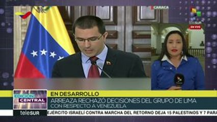 Скачать видео: Venezuela rechaza declaraciones injerencistas del Grupo de Lima