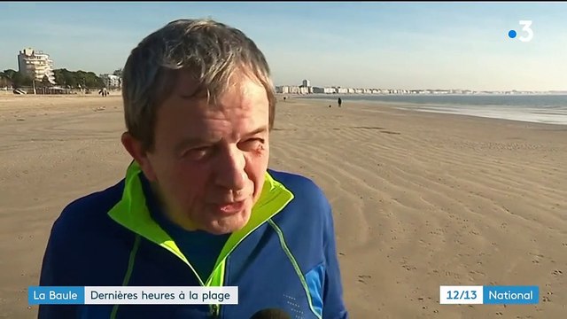Loire-Atlantique : dernières heures à la plage de La Baule