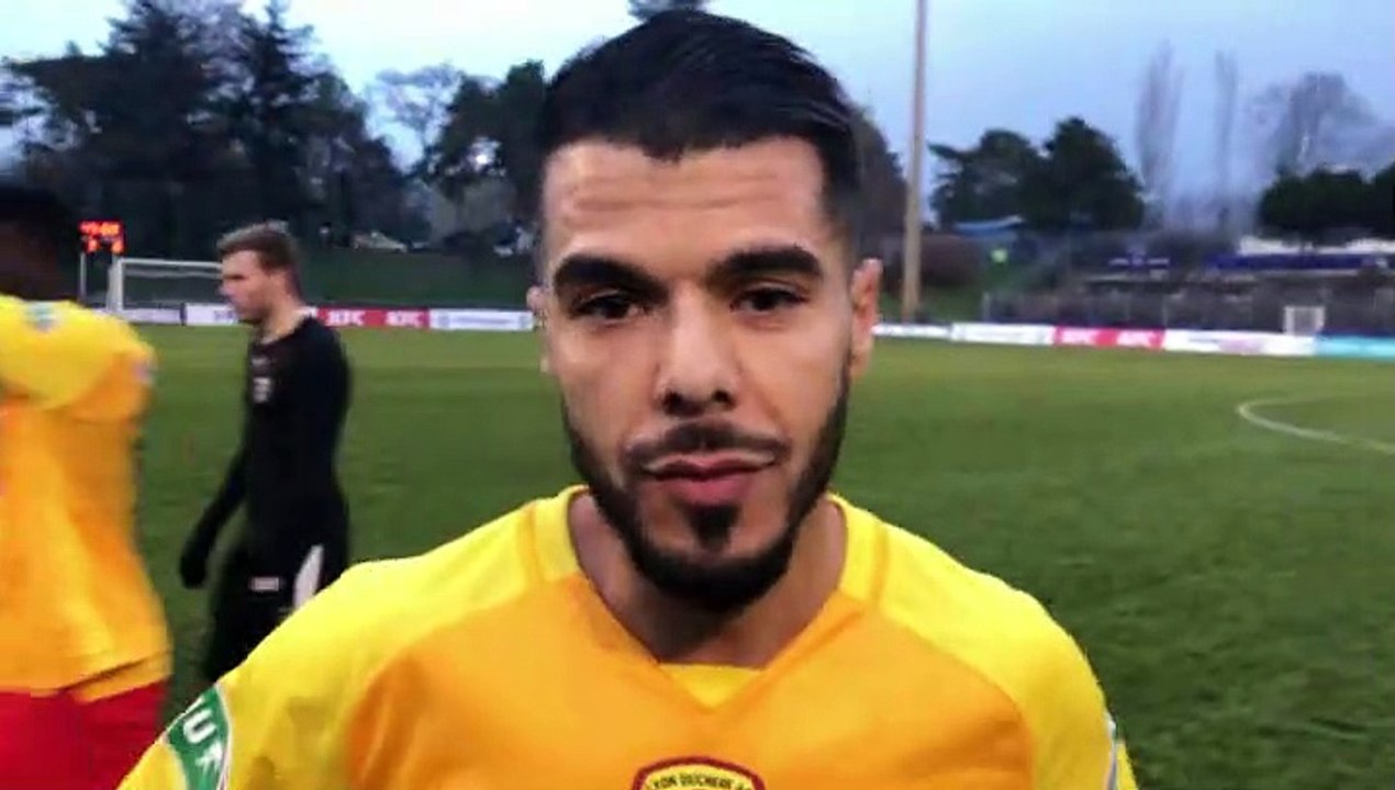 Coupe de France - Sofiane ATIK réagit après la qualification de Lyon-Duchère AS contre le Nîmes Olympique