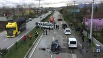 Samsun'da Otomobille Kamyonet Çarpıştı: 1 Ölü, 1 Yaralı (2)