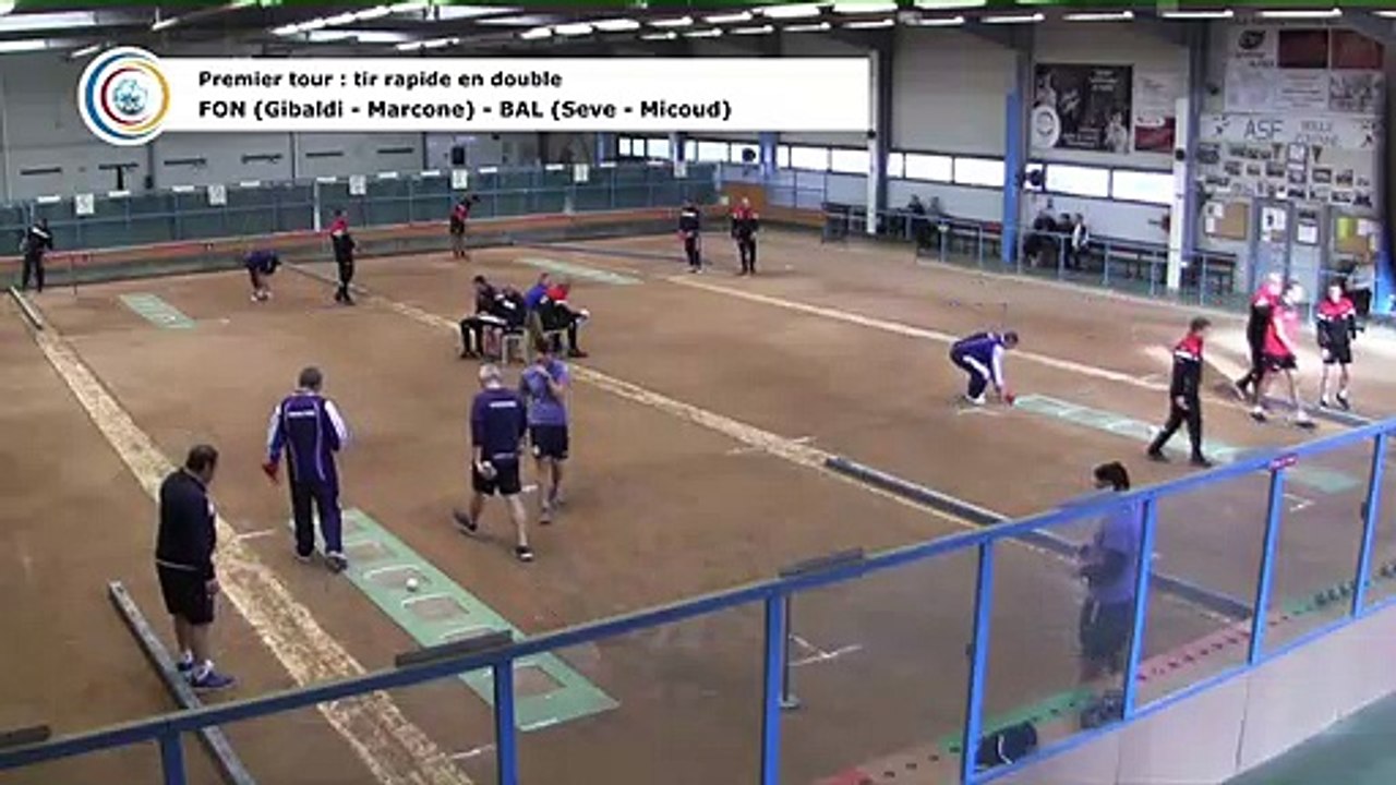 Premier tour, tir rapide en double, France Club Elite 1, J2 groupe Titre,  Fontaine contre Balaruc-les-Bains,  saison 2018/2019