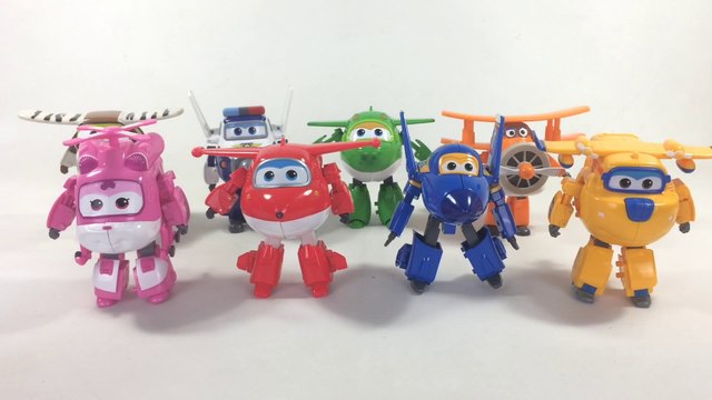 8 Super Wings Transforming Robots Jett Jerome Donnie Dizzy Paul Mira 출동슈퍼윙스 || Keith's Toy Box