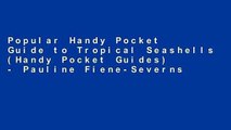 Popular Handy Pocket Guide to Tropical Seashells (Handy Pocket Guides) - Pauline Fiene-Severns