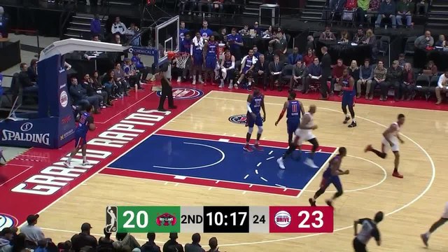 Dallas Lauderdale slams home the alley-oop