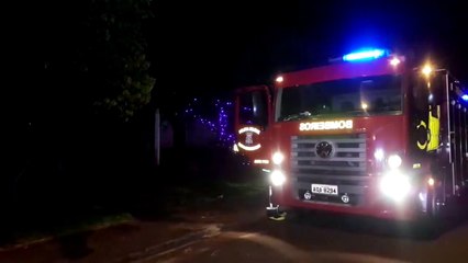 Curto em bocal de lâmpada mobiliza Corpo de Bombeiros no Bairro Esmeralda
