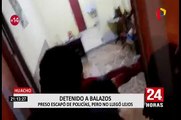 Huacho: delincuente trató de escapar cuando era llevado al penal