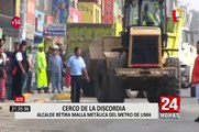 Ate: alcalde opone a obras de linea 2 del Metro de Lima