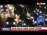 Arus Balik Libur Akhir Tahun, Tol Jakarta-Cikampek Padat