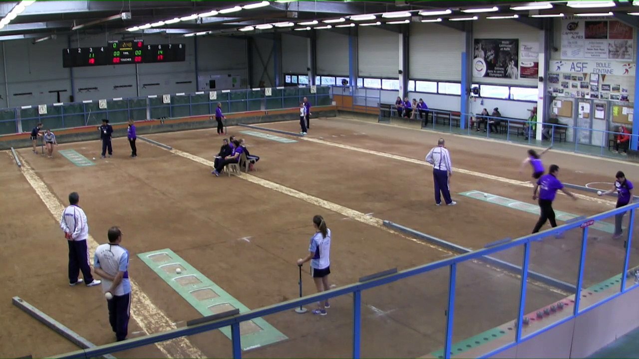 Premier tour, tir progressif, France Club Elite 1 Féminin, J1 groupe Titre,  Fontaine contre Bourg-en-Bresse,  saison 2018/2019