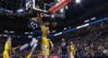 Towns makes big driving dunk on McGee