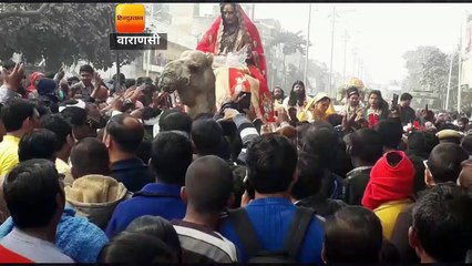किन्नर अखाड़े की देवत्व यात्रा रविवार सुबह शुरू हुई