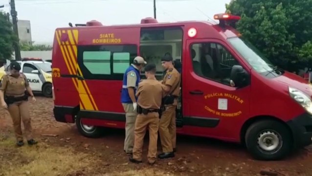 Homem leva facada no rosto e é socorrido pelo Siate