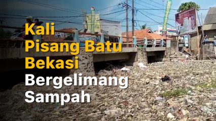 Bak Lautan Sampah, Inilah Wajah Kali Pisang Batu Bekasi