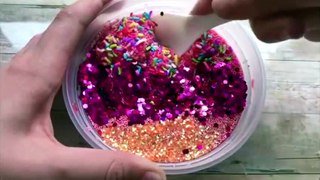 The Most Satisfying Glitter Slime Mixing #338