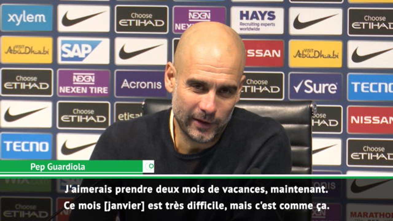Man City - Guardiola : "J'aimerais deux mois de vacances"