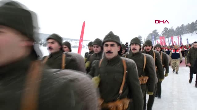 Kars-Sarıkamış Şehitleri İçin Anma Yürüyüşü-3