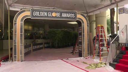 Todo listo para la edición 76 de los Globos de Oro