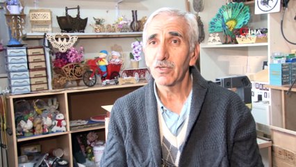 Eşinin ölümünün verdiği acıyı sanatla dindirdi