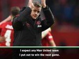 Solskjaer 'expects' Man United to win every match