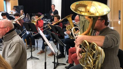 L’Orchestre du Cap Lihou en répétition